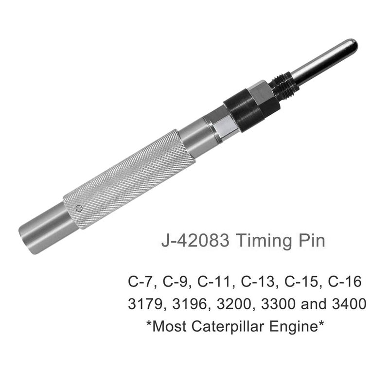 Mekar Automatic Engine Timing Pin with Adapter Replace J-42083 and Engine Barring Socket Replace J-38587-A for Caterpillar 3200 3400 3500 Series C13 C15 C16 3512C CAT Engines - Image 3